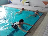 Zajęcia  na basenie 29.08.16